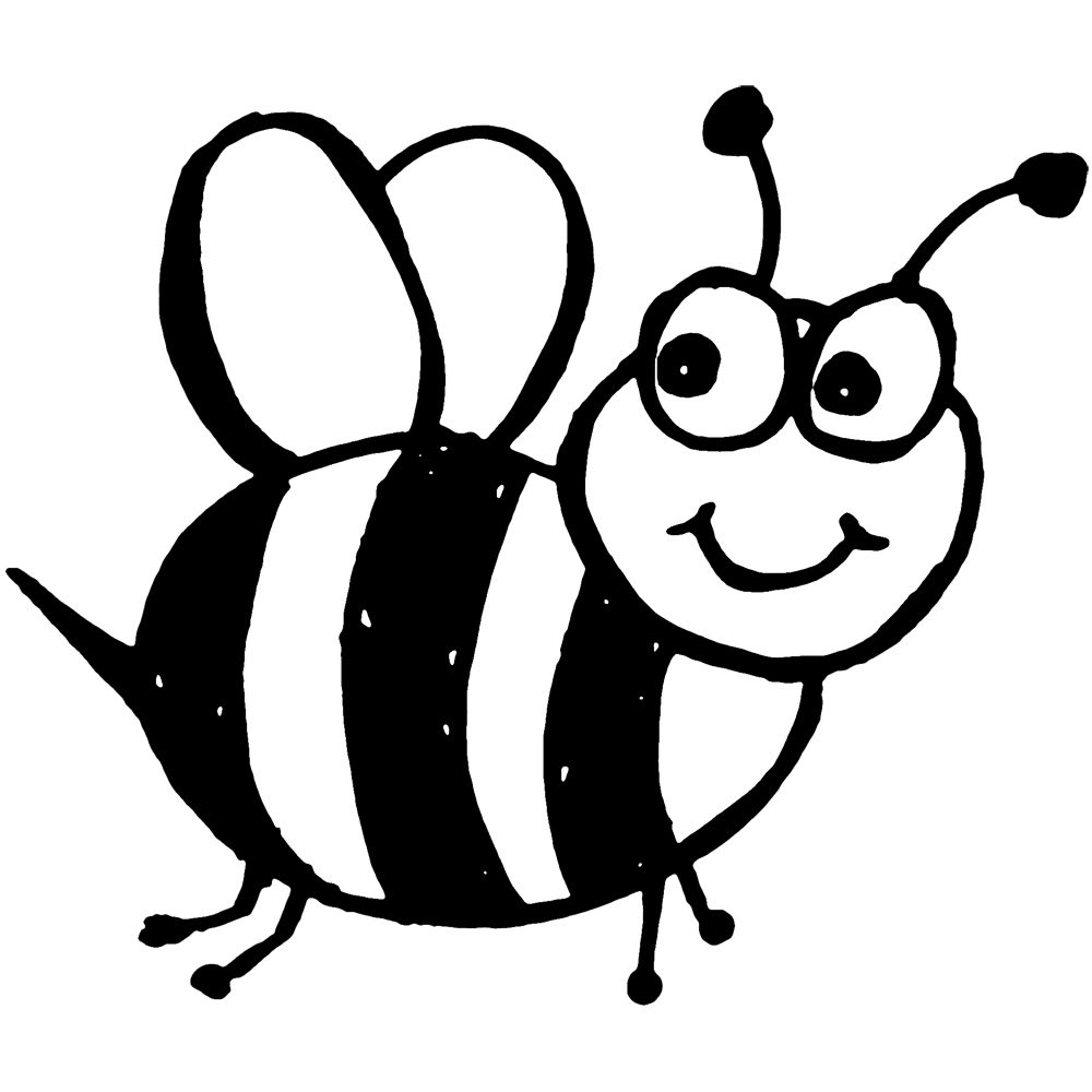 Plansa de colorat cu Albina 32 78